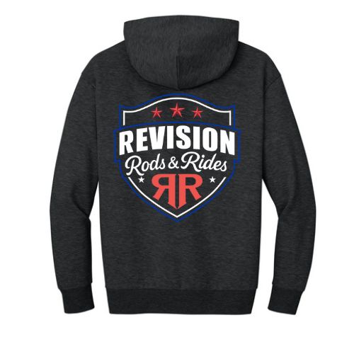 Jet Black Heather Hoodie